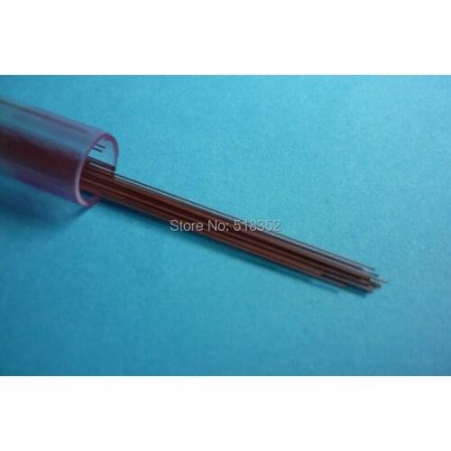 0.4mmx500mm Ziyang Copper Electrode Tube for EDM Drilling Machines Single Hole