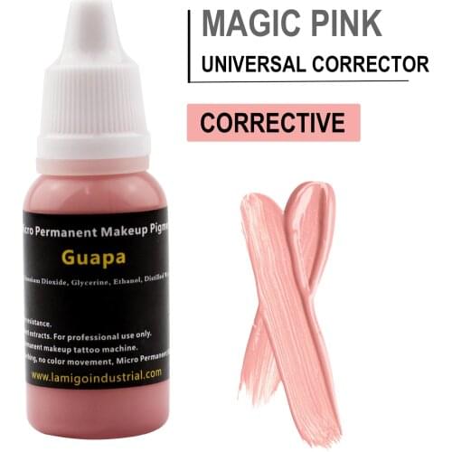 Universal Corrector Magic Pink Permanent Makeup Ink Lips Tattoo Ink Set Eyebrow dermographe Pigment Professional 15ML
