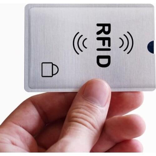 Security Card Shield -100pcs Credit Card RFID Protection, Anti-Theft & Security Sleeves