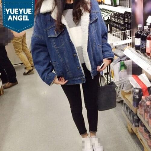 Winter New Fashion Retro Womens Coats Female Parkas Long Sleeve Single Breasted Pockets Button Outwear Fur Lining Plus Size