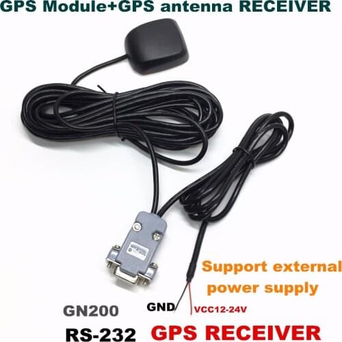 12-24V power supply, RS232 GPS RECEIVER, DB9 female, support external power supply GNSS7020 chip design High precisi