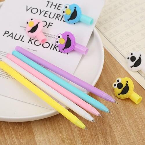 30 PCs Creative Lovely Gel Pen Cartoon Happy Bird Neutral Pen Cute Student Stationery Writing Tools Gel Pen Factory Wholesale