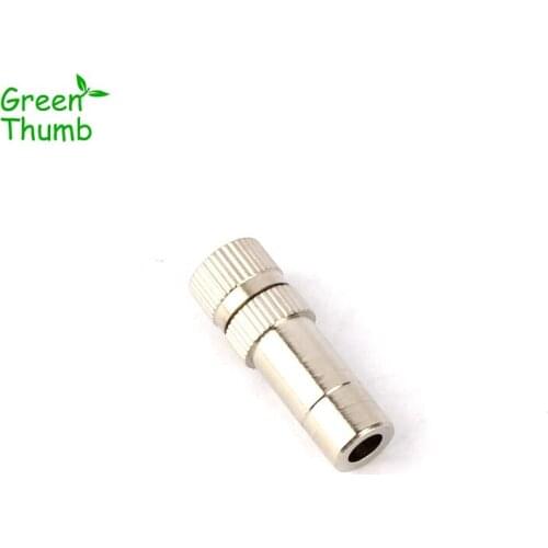 4pcs 8mm Brass Quick Plug Nozzle Aperture 0.2mm/0.3mm/0.4mm/0.5mm/0.6mm/0.8mm Brass Mist Nozzle for Agricultural Irrigation