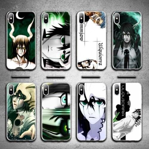 Anime Bleach Ulquiorra Cifer Phone Case For iphone 12 11 Pro Max Mini XS Max 8 7 6 6S Plus X 5S SE 2020 XR Silicone Soft cover