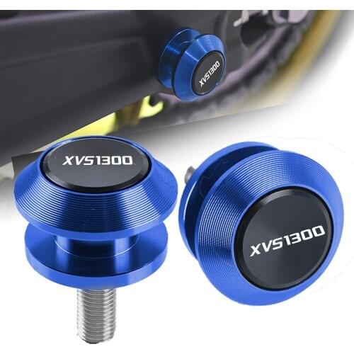 FOR YAMAHA XVS1300 Motorcycle Swingarm Spool 6MM Stand Screw Slider XVS 1300 XVS-1300 2010 2011 2012 2013 2014 2015 2016 2017 18