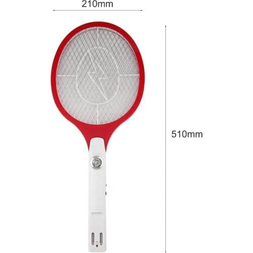 EU Insect Bat Wasp Mosquito Zapper Rechargeable Electric Swatter Racket anti mosquito killer Mosquito Swatter 510*210*36mm Mesh
