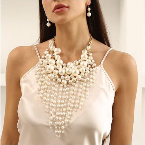 Женские ожерелья из жемчуга Glam Stone China At AliExpress