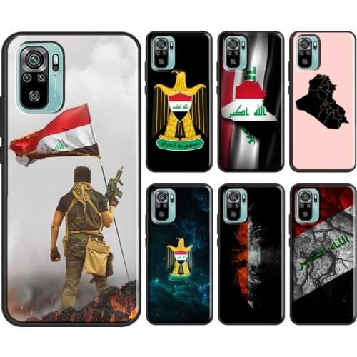 Iraqi Iraq National Flag For Xiaomi Redmi Note 9S 8T 7 Note 10 8 9 Pro Case For Redmi 9A 9C 8A K40 9T Soft Cover