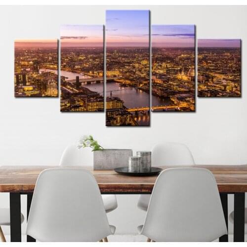 ArtSailing HD print 5 piece canvas painting Beautiful city Scenery paintings for living room wall home decoration Posters H251