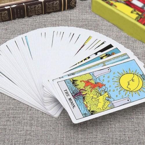 78pcs Rider Deck Cards with English Manual Funny Future Telling Astrology GXMB