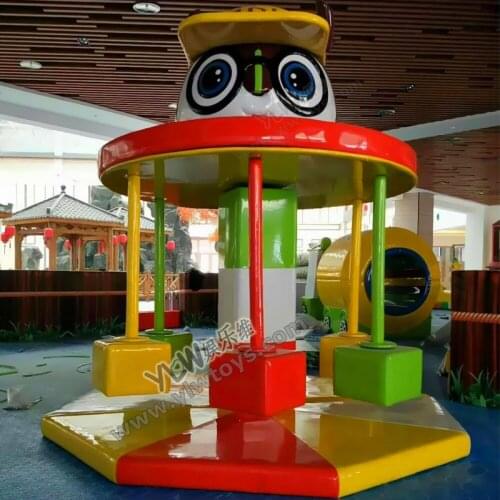 Kids amusement indoor soft electric toys,kids rotating soft animal chairs,cartoon bear soft play equipment