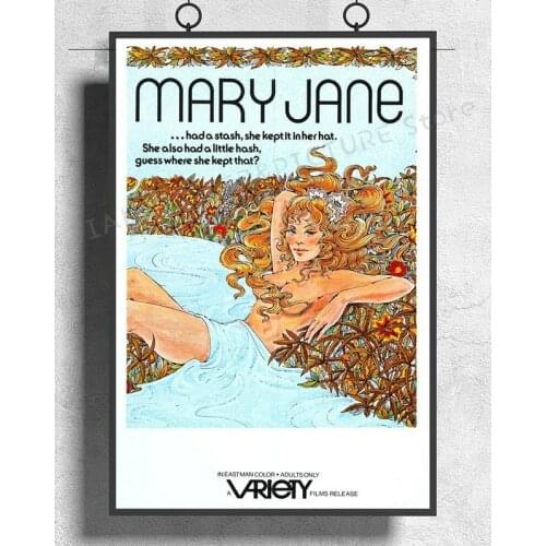NJ804 MARY JANE Movie RARE Drugs 420 Weed Wall Sticker Silk Poster Art Home Decoration