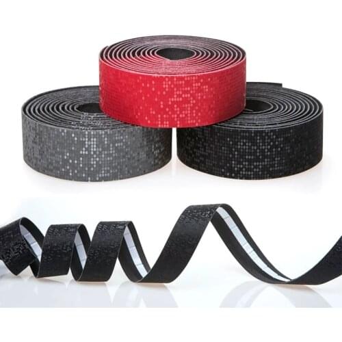 New Soft Road Bike Handlebar Tape with End Plugs EVA Handle Bar Tape Bicycle Accessories Bike Handlebar