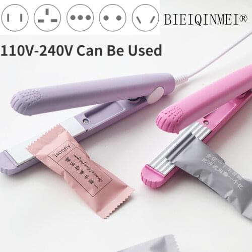 Mini Portable Heat Sealing Machine Food Vacuum Sealer Seal Packing Plastic Impulse Sealer Household Bag Clips Handheld