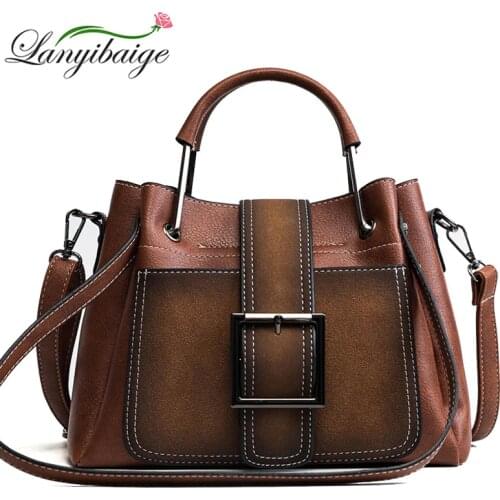 Leisure Tote Bag Large Capacity Shoulder Bags for Woman 2020 New Leather Handbag Woman Luxury Crossbody Bag Designer Handbags