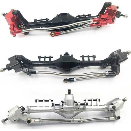 RCTOYFUN RC Car CNC Machined Metal 12mm Standard Hex Front Axles For 1/10 RC Crawler Car SCX10 III AX103007 Axial Capra 1.9 UTB