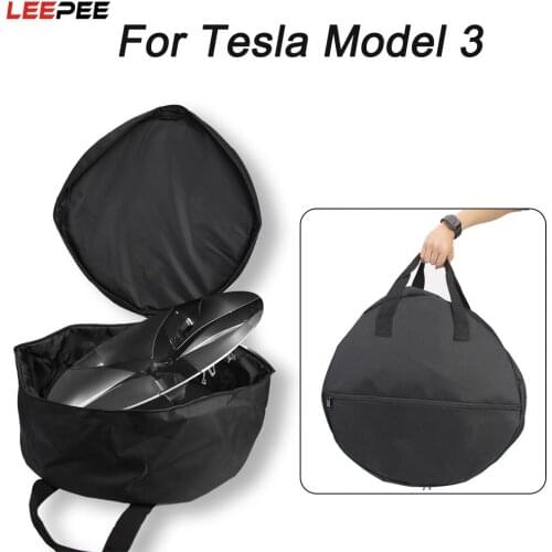 Wheel Cap Storage bag Portable Oxford Cloth storage bag For Tesla Model 3 Wheel Cap Carrying Bag Protctor