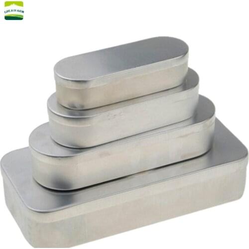 2pcs 5ml Veterinary Aluminum Dsinfection Box 10ml Medical Tray 20ml Animal Disinfection Tools Sterilising Trays Aniaml Farm New