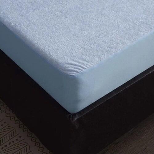 Waterproof Bedspread Four Seasons Universal Bed Cover Anti-mite Anti-slide Breathable Striped Cotton Mattress Coverlets Diaper