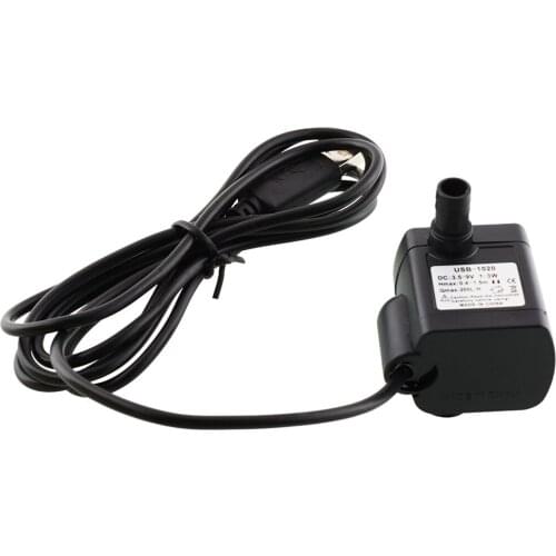 USB 1.5M 3.5-9V Motor Water Pump Aquarium Pool Circulating Fountain Brushless