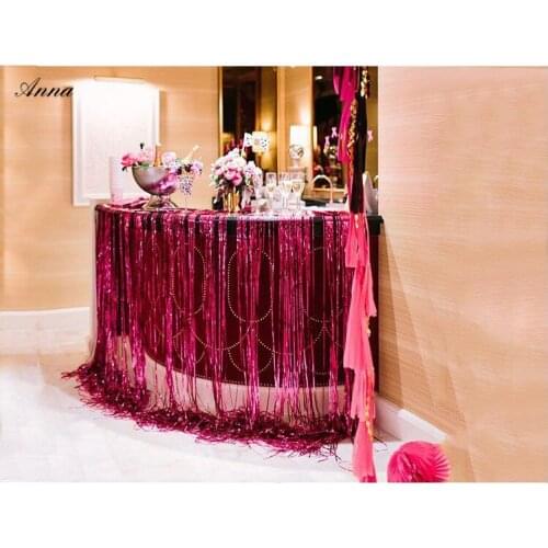 1Pc rose red Rain Curtain Scene Props Po background Halloween Wedding Birthday Party Wall Decoration Party Supplies