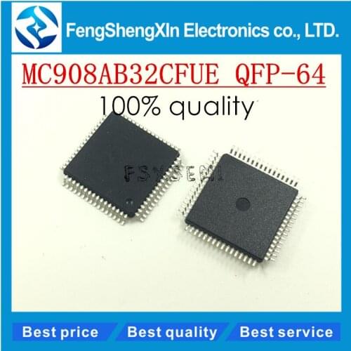 5pcs/lot New MC908AB32CFUE MC908AB32 QFP-64 Microcontrollers IC
