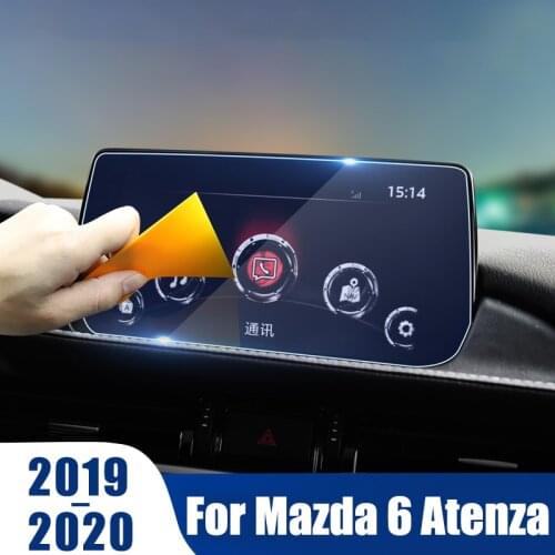 Accessories For Mazda 6 Atenza 2019 2020 Car GPS Navigation Tempered Glass Screen Protector Steel Protective Film