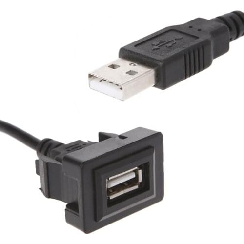 AUX USB Port Cable 12-24V Cord Wire USB Charging Adapter for toyota Vios/Corolla A0NE