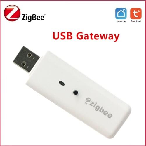 Tuya Zigbee Wireless USB Gateway Smart Hub Automation System Bridge Smart Life APP Remote Control Works With Alexa Google Home