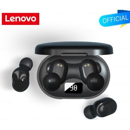 [Noise Reduction+Waterproof] Lenovo XT91 Wireless Earphone Hifi Bass Headphones Sport Gaming Earbuds With Charging Case Headset
