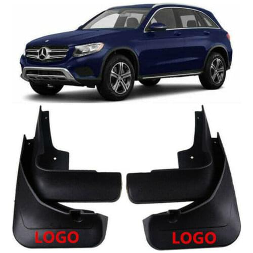 4PCS Car Mud Flaps for Mercedes Benz GLC-Class GLC X253 2018 2019 Mudguards Splash Guards Mudflap Car Fender Flares