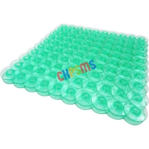 #4123078-45 Clear GREEN Bobbins Compatible with Viking Husqvarna Group 5 6 7 & White Home SEWING