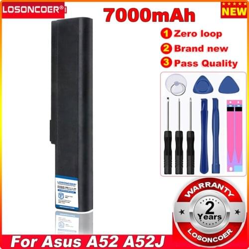For Asus A52 A52J K42 K42F K52F K52J Series,70-NXM1B2200Z A31-K52 A32-K52 A41-K52 A42-K52 X52Jt X52JV k52j X52SG Laptop Battery