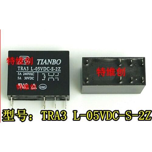 HOT NEW TRA3 L-05VDC-S-2Z TRA3-L-05VDC-S-2Z TRA3-L-05VDC TRA3 L-05VDC DC5V 5VDC 5V 5A TIANBO DIP8