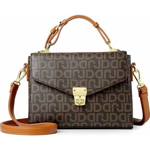 Classic PU Leather Crossbody Bag for Women Brand Design 2021 Summer New Small Flap Ladies Shoulder Handbags High Quality Totes