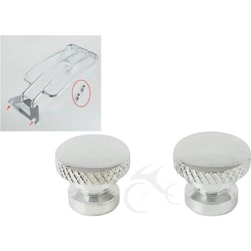 Motorcycle Chrome 2x Solo Luggage Rack Bolt For Harley Touring Road King Electra Glide 1997-2020 FLHR FLHTC