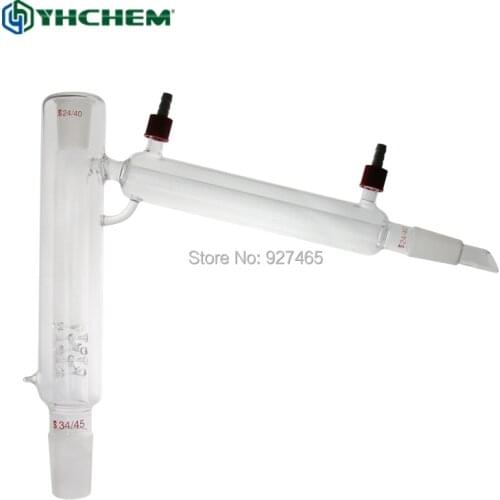 YHChem New Hot Sale Lab Glassware 10L Distillation Head Short Path Condenser