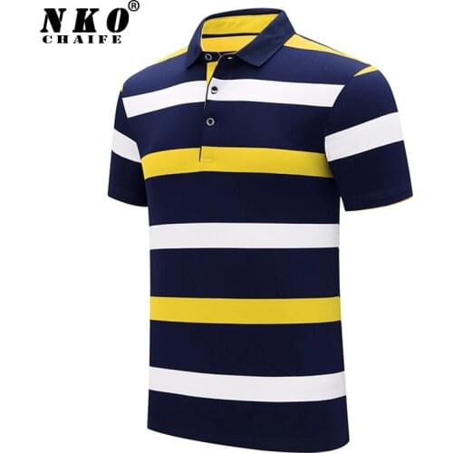 Summer Cotton Striped Polo Shirt Men 2021 New Fashion Casual Short Sleeve Polo Shirt Mens Brand Clothing High Quality Polo Shirt