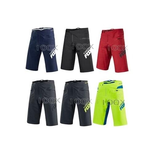 6 Color Motocross Racing Flexair Shorts Troy Fox MTB MBX DH Mountain Bicycle Offroad Mens Motor Motorbike Short Pants Summer
