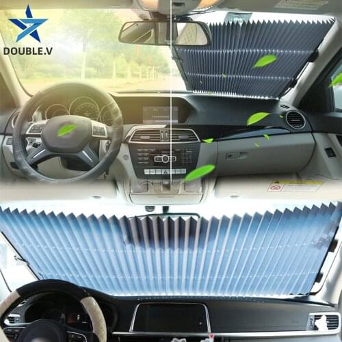 Parasol Auto Windshield Cover Automotive Truck Sunshade Car Shade Blinds On Windows Couverture Pare Brise Car Awning Curtains