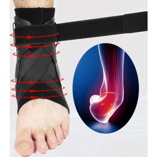 Sports Running Ankle Support Brace Elastic Compression Sleeve Sport Relief Pain Foot Stabilizer Foot Guard AH08