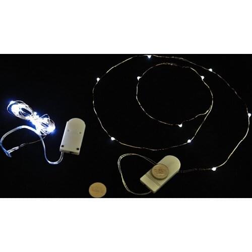 CR2032 Coin Battery operated super bright Micro LED vine lights Wedding Centerpiece Flower Arrangement Party Light