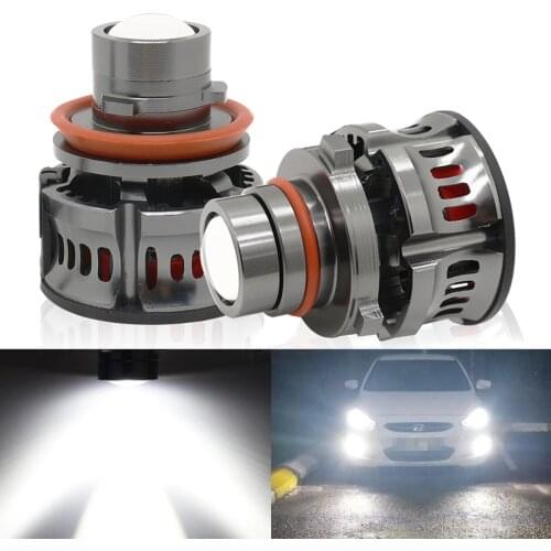 2pcs Mini H8 H11 9005 HB3 9006 HB4 Led Bulbs 15000LM 50W Auto Driving Running Lights laser White Yellow fog light for cars