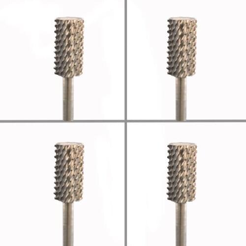 4pcs Carbide Nail Drill Bit - Small Barrel Bit - C