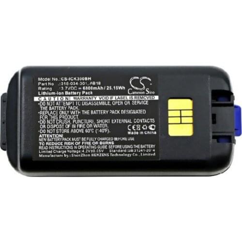 Cameron Sino 6800mAh battery for INTERMEC CK3 CK3A CK3C CK3C1 CK3N CK3N1 CK3R CK3X 318-033-001 318-034-001 AB17 AB18