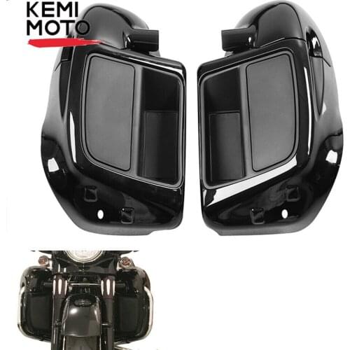 KEMIMOTO Lower Vented Fairing Leg Glove Box For Road Glide Road King Street Glide 14-2020 Left Right Front Body Work Kit