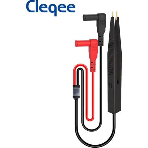 Cleqee P1510 SMD Chip component LCR testing tool Multimeter tester meter Pen probe lead tweezers for FLUKE for Vichy