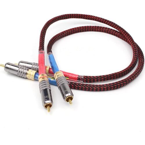 HI-End Western Electric Hifi rca cable RCA To RCA Professional audio signal cable sell a pair