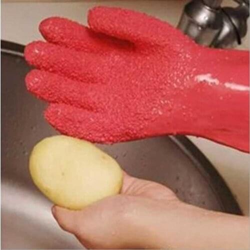 Kitchen potato peeler gloves cutter potato peeling gloves Vegetables fish Tater Peeler Peeling Gloves Kitchen Tool