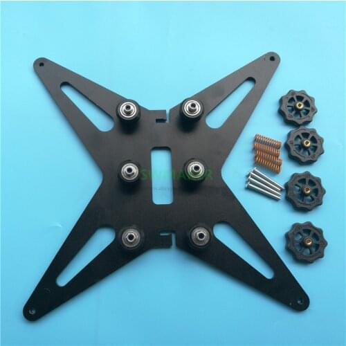 CR-10 Metal Y carriage heated support plate with wheels springs nuts kit 300mm for Creality CR-10/CR-10S 3D printer fast ship